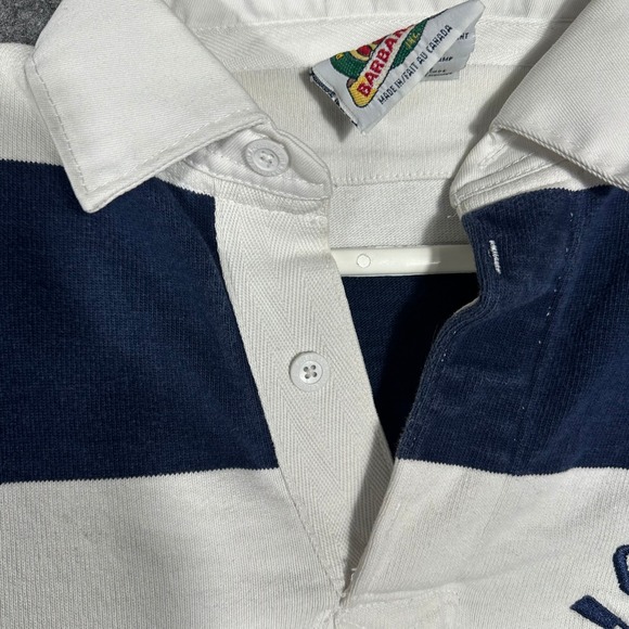 Barbarian Rugby Shirt Hoodie Mens Small Striped Heavy CREW Rowing - Picture 16 of 16